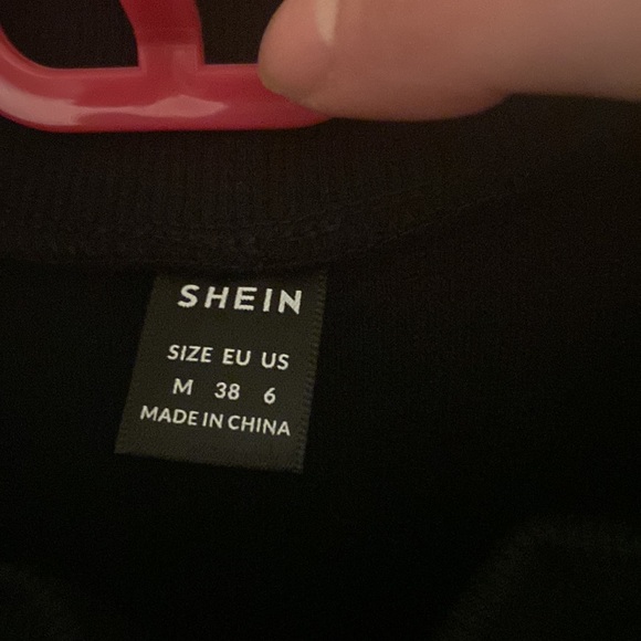 SHEIN Long-sleeved Ribbed Bodycon Dress - Picture 6 of 7